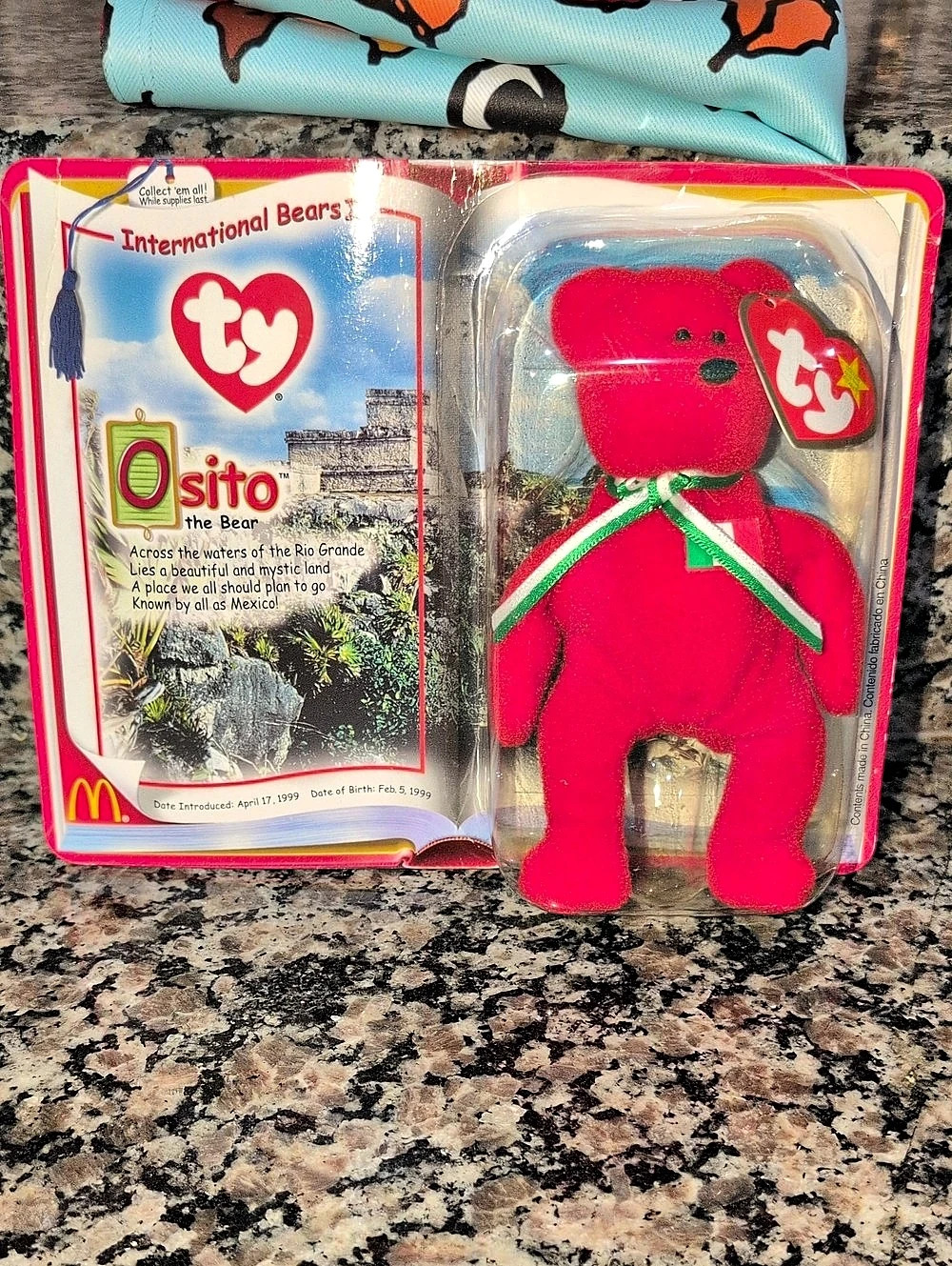 Ty Osito the Bear Beanie Baby Osito Bear Vintage 2000